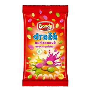 Candy dražé burizonové ovocné 40g